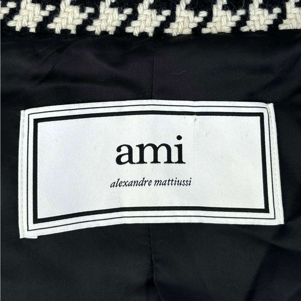 Ami alexandria mattiussi Houndstooth Boxy Fit Jacket - Picture 3 of 15
